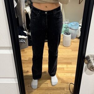 Abercrombie & Fitch Black Low Rise 90s Baggy Jeans
